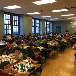 Inside the Girls Club Room at the K-12 Chess Champs